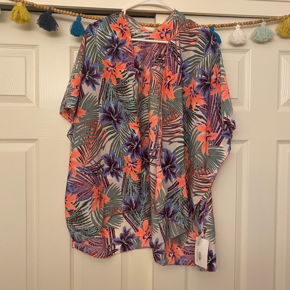 Neon summer kimono